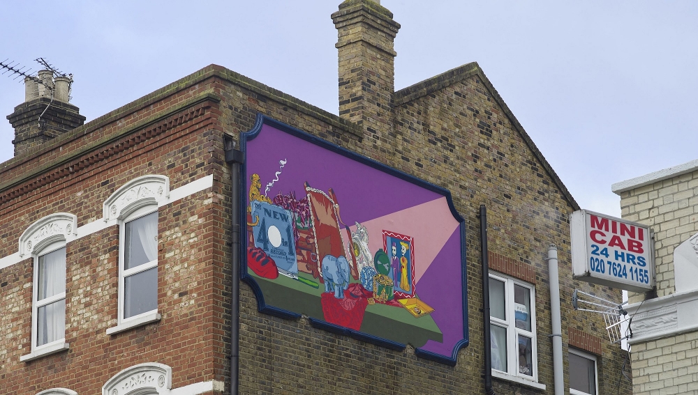 Abad's murals commission for the Brent Biennial
